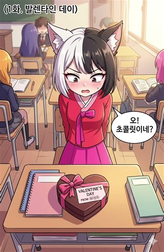 아제자매 동아리 1화. 발렌타인 동아리 초콜릿 대소동