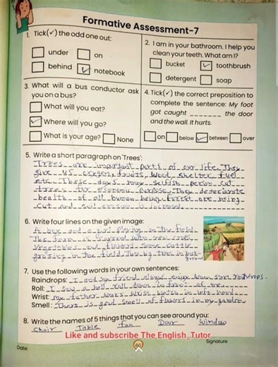 #formativeassessment7solution #class8thenglish #englishgrammar #class8thenglishworkbooksolution