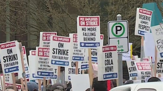 PCC strike enters third week, delayed start to spring term possible