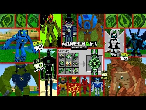 🔥 BEN 10 ALIEN FORCE MOD FOR MINECRAFT PE 😍| MCPE 1.21+