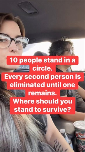 🧮 The Josephus Problem #brainteasers #reels #viral #riddles #fblifestyle | Dana's Brainteasers