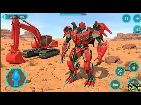 Excavator Robot transformers: Mech Multiple Transform Game Part-18 - Android Gameplay