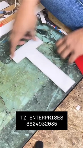 3D acrylic letter 😍 #acrylic #3D #letter #artwork #art #hardwork #viral #video #reels #reelsinstagran #trendingreels #trending #instagram #explore #support #share #like #follow | Tz Tz