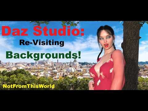 Daz Studio: Re-Visiting Backgrounds for Your Scenes!