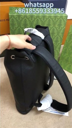 Gucci Medium backpack with Web in black leather Unboxing # Shorts #