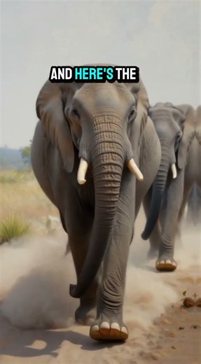 “How Elephants Communicate Miles Away: The Power of Low-Frequency Rumbles” #wildlifeshorts #facts