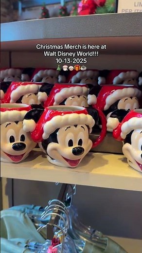 2025 Disney Christmas Merch! #disneyparks #disneyworld #christmas #mickeysverymerrychristmasparty