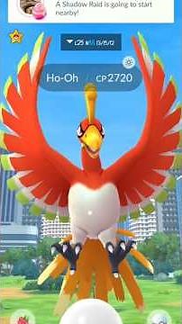 "Ho-Oh Raid Catch! 🔥 New Legendary Pokémon in Pokémon GO"