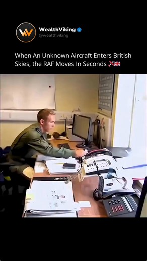 Money • Business • Mindset on Instagram: "The moment an unidentified aircraft crosses into British skies, the clock starts ticking ⏱️✈️🇬🇧 The Royal Air Force operates on a Quick Reaction Alert system, with fighter pilots on standby 24/7. Within seconds of detection, alarms sound, pilots sprint to their jets, and engines roar to life. These scrambles are designed to intercept and identify aircraft that enter UK airspace without clearance, whether it’s a lost signal, a suspicious flight path, or