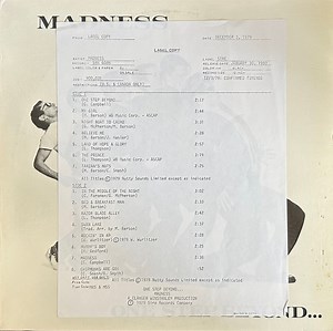 Madness - One Step Beyond...