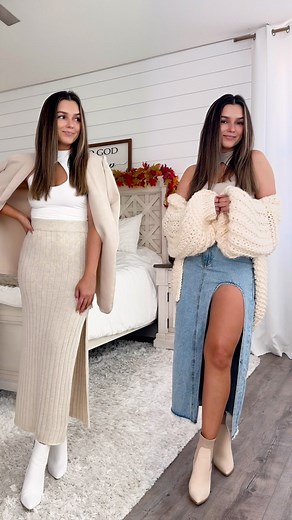 eva pautov on Instagram: "Styling this satin smooth bodysuit for fall 🍁🍂 from @chyrii_official_ which look is your fav, left or right? 🤎🤍 Comment “bodysuit” for a link to be sent to your DMs! You MUST be following me first, otherwise the link won’t send properly! If you don’t want to follow along…🥲…you can always shop this post by clicking the link in my bio! #amazonfinds #amazonfashion #bodysuits #falllooks #falloutfits #explore"