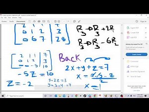 part2 gauss elimination with Elimination + back substitution