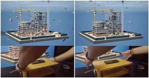 A Cool Setup for Earthquake Simulations Based on UE5 & Gyroscopes