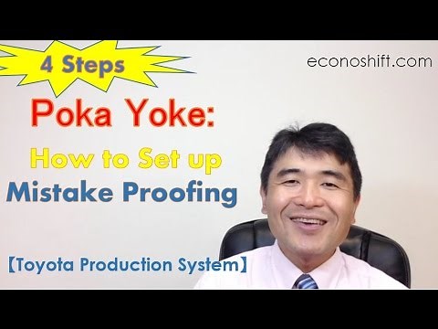 Poka Yoke: 4 Steps of How to Set up Mistake Proofing 【Toyota Production System】