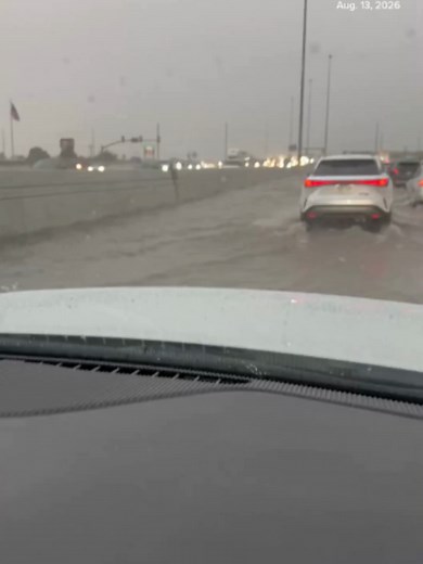 A motorist captured dramatic footage of water pooling across Interstate 15 in Salt Lake County, Utah, on Thursday, August 13, as a fast-moving storm brought severe flash flooding to the Wasatch Front. Video captured by traveler Steve Ulm on Thursday, August 13, shows heavy rain pounding lanes and water rapidly accumulating on Interstate 15 near the 53rd South exit in Salt Lake County. Ulm explained that he and his companions were driving home to Perry, Utah, after a fishing trip in San Diego whe