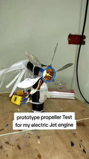Prototype propeller #jetengine
