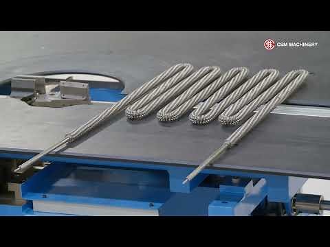 Bending machine for finned elements - Small radii | CSM MACHINERY