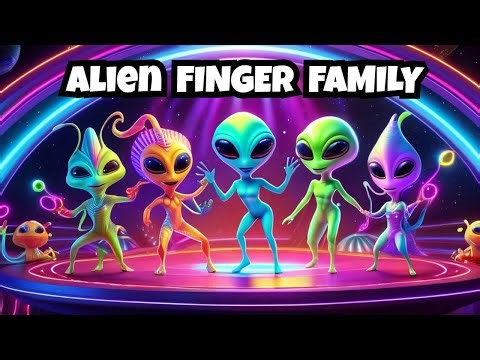 "👽🎶 Galactic Grooves: The Alien Finger Family Song!"
