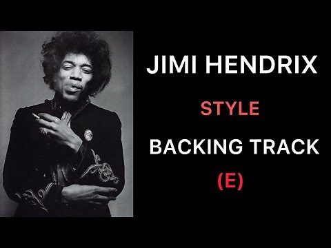 Jimi Hendrix Style Backing Track (E)