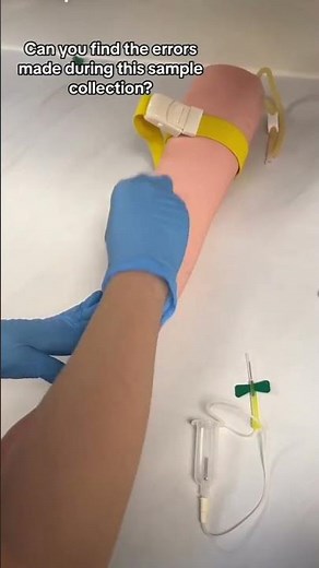 Butterfly needle technique for Sampling | Nursing skills #doctors #nurses #nursingschoolstudents