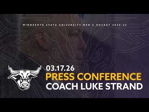 Maverick Men's Hockey | Coach Luke Strand Press Conference 03.17.26