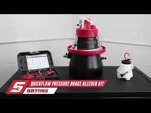 Snap-on Tools / HOW TO USE THE DUICKFLOW PRESSURE BRAKE BLEEDER KIT