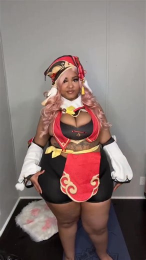 Milly | self love advocate on Instagram: "On 3 ❤️🎶✨#plussizecosplay #yanfei #genshinimpact #yanfeicosplay #cosplayer"