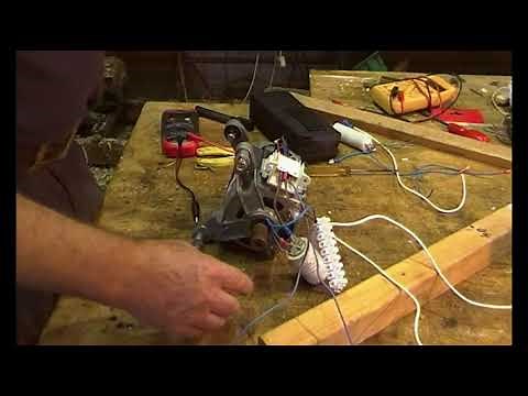 Washing machine motor re-purpose and hack.