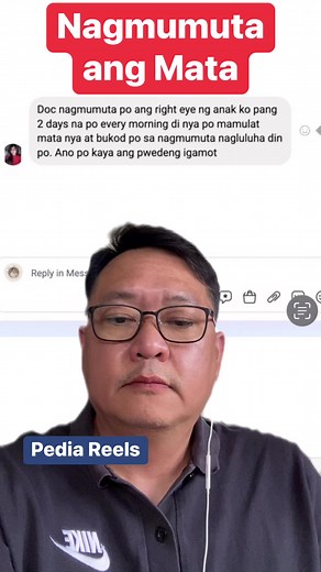 68K views · 1.2K reactions | Nagmumuta ang mata. #allergy #pollen #soreyes | Dr. Richard and Erika Mata | Facebook