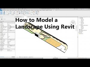 how to model a landscape using Revit