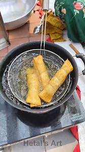 7M views · 37K reactions | Yummy unique style samosa - satisfying sound #samosa #recipe #satisfyingsound | Hetal's Art | Facebook