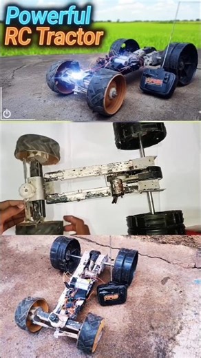 How To Make A RC Tractor At Home #shorts #shortsfeed