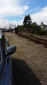 In a recent post, several people commented about the power of LMS 5025. Not only is 5025 a powerful locomotive it is also much larger than either of the locomotives that usually haul services on the railway, Caledonian Railway 828 and Ivatt 46512. This can be seen in the following video filmed last week by Colin Frost. Colin is part of a team of volunteers who are currently refurbishing the North Boat signal box and so had a lineside view as 5025 travelled along the line during testing. | Strath
