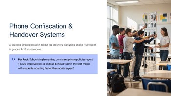 Phone Confiscation Log System | Classroom Management PowerPoint Lesson