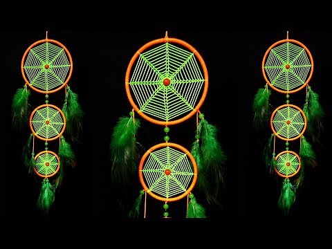 How to Make Dreamcatcher | Spider Web Dream Catcher