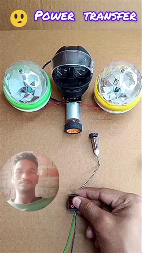 Mini Drone Motor Lighting Up Disco & Fog Lights 🚨 #dcmotor #tech #light #shorts​