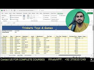 Exp22_Excel_Ch04_HOE - Toy Store | Excel Chapter 4 Hands-On Exercise - Toy Store | #toystore