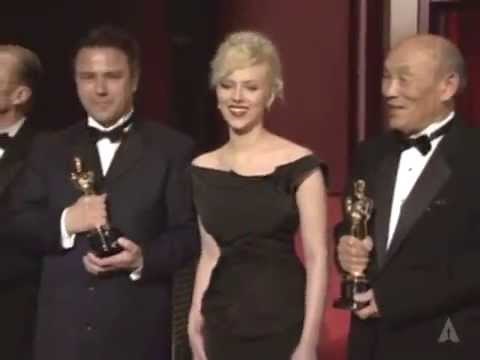 Scarlett Johansson Presents Sci-Tech Awards: 2005 Oscars