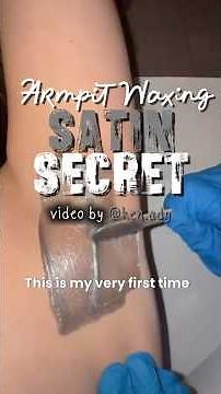 Esthetician Student Armpit Waxing Demo with a Beginner-Friendly Wax