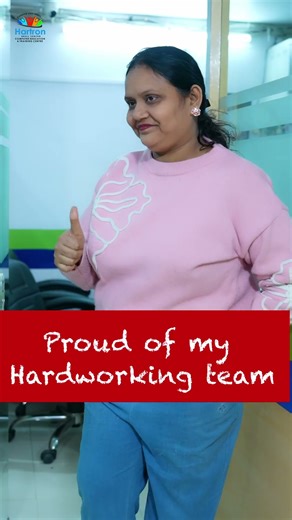 Proud of my hardworking team