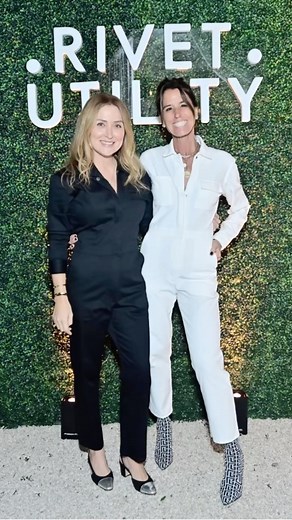 Sasha Alexander on Instagram: "Celebrating 2 years of our favorite jumpers! @rivetutility the best @daundees ps- I live in mine!"