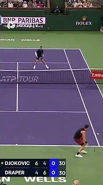 DJOKOVIC WITH ONE OF THE BEST TENNIS POINTS YOU WILL EVER SEE!!!