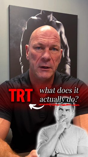 You don't understand what TRT can and cannot do for you. Wrong...