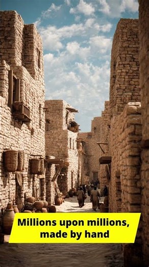 The Pyramids Were Stone. Everything Else Was MUD BRICKS.