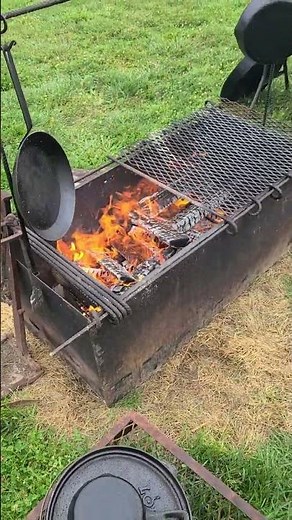 set up cowboy camp cook kitchen