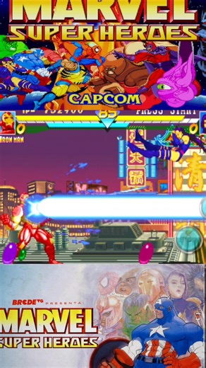 Marvel Super Heroes Game 🔥 Epic Battles | All Heroes Unleashed! #ironman #hulk #shorts #arcadegames