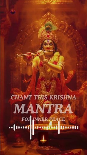 This Krishna Mantra Can Calm Your Mind Instantly | Om Kleem Krishnaya Namaha #shorts