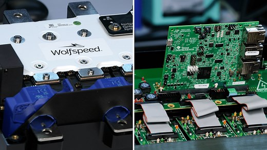 High-performance automotive traction inverter demo featuring Wolfspeed | Video | TI.com