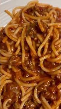 Spaghetti with Prego sauce