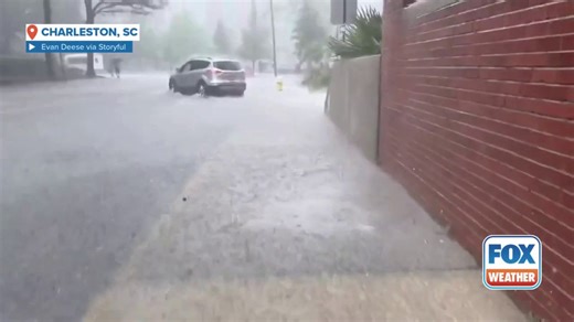 Flooding slams Charleston during record rainfall event